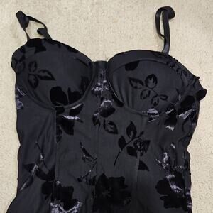Madden Girl Black Bustier Top
